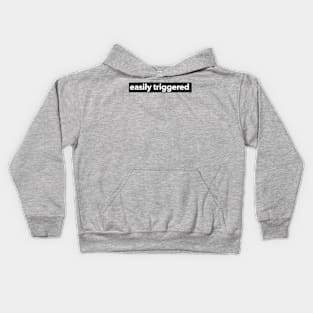 easily triggered Kids Hoodie